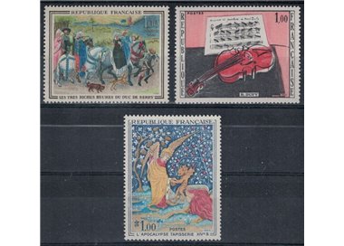 FRANCIA 1965 Arte (annata completa) 3v MNH**