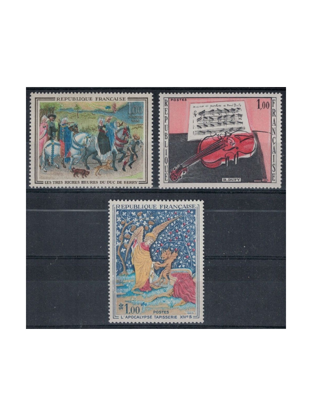 FRANCIA 1965 Arte (annata completa) 3v MNH**