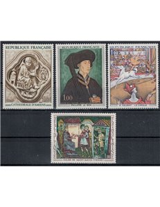 FRANCE 1969 Art (complete year) 4v MNH**