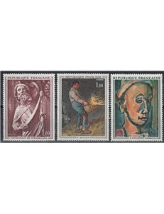 FRANCE 1971 Art (complete year) 3v MNH**