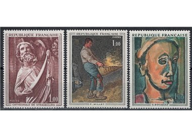 FRANCIA 1971 Arte (annata completa) 3v MNH**