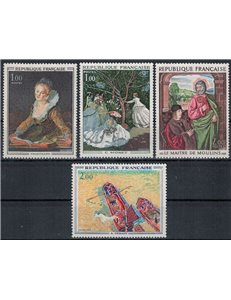 FRANCE 1972 Art (complete year) 4v MNH**