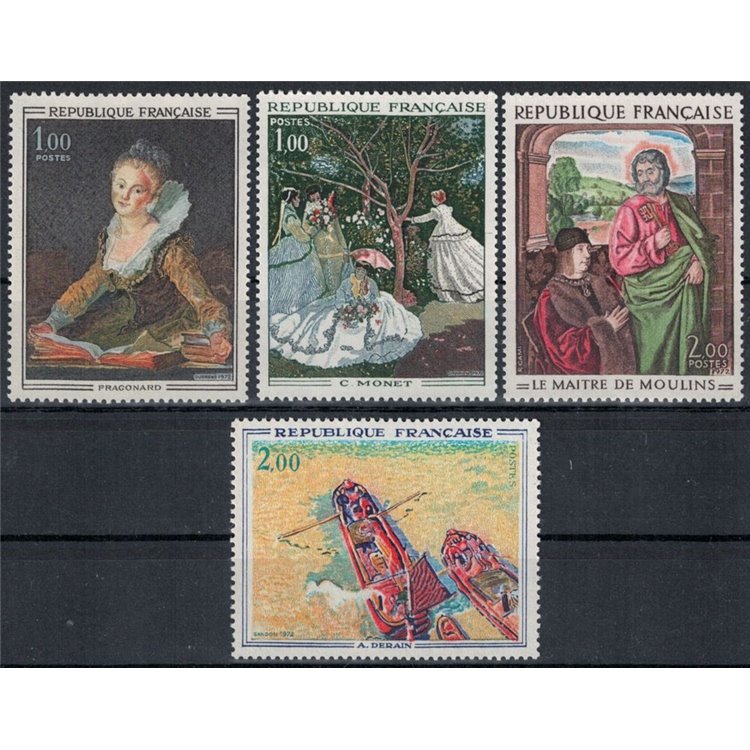 FRANCIA 1972 Arte (annata completa) 4v MNH**