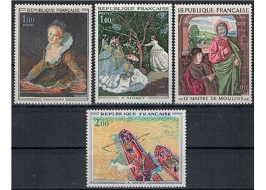 FRANCIA 1972 Arte (annata completa) 4v MNH**