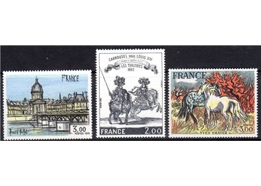FRANCE 1978 Art (complete year) 3v MNH**