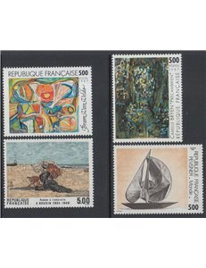 FRANCIA 1987 Arte (annata completa) 4v MNH**