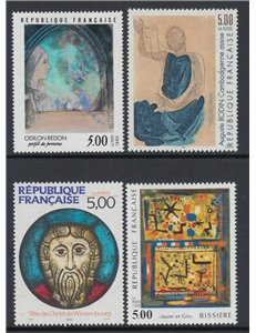 FRANCIA 1990 Arte (annata completa) 4v MNH**
