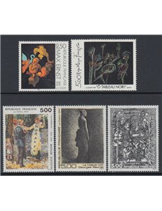 FRANCE 1991 Arte (complete year) 5v MNH**