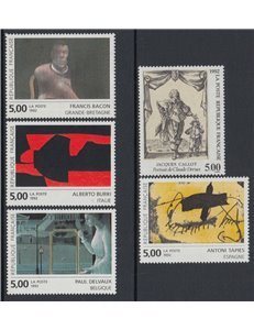 FRANCIA 1992 Arte (annata completa) 5v MNH**