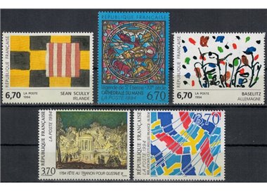FRANCE 1994 Arte (complete year) 5v MNH**