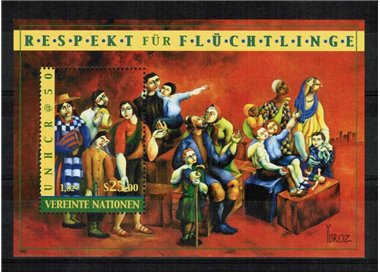 ONU VIENNA 2000 Alto Commissariato per i rifugiati BF MNH**