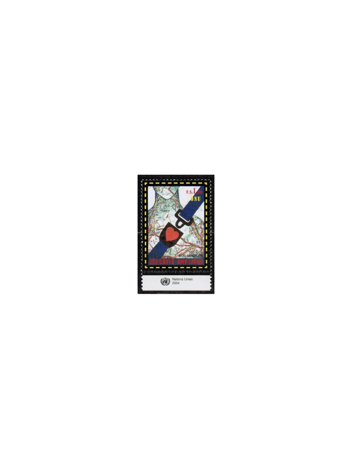 UN GENEVA 2004 Road Safety MNH**