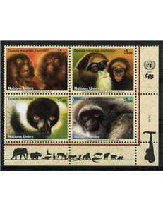 ONU GINEVRA 2007 Protezione della natura 4v MNH**