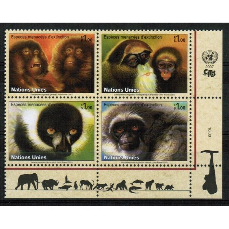 UN GENEVA 2007 Nature Conservation 4v MNH**
