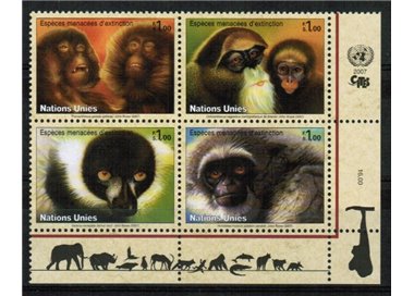 UN GENEVA 2007 Nature Conservation 4v MNH**