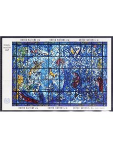 UN NEW YORK 1967 Art, Chagall s/s MNH**