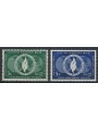 UN NEW YORK 1952 Human Rights Day 2v MNH**
