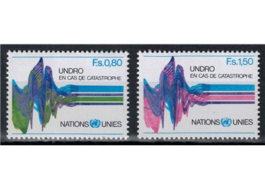 ONU GINEVRA 1979 UNDRO 2v MNH**