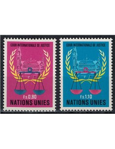 ONU GINEVRA 1979 Corte di Giustizia 2v MNH**