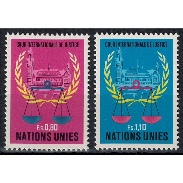 UN GENEVA 1979 Court of Justice 2v MNH**