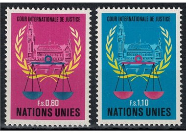 UN GENEVA 1979 Court of Justice 2v MNH**