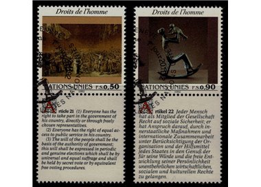 UN GENEVA 1992 Human Rights 2v us