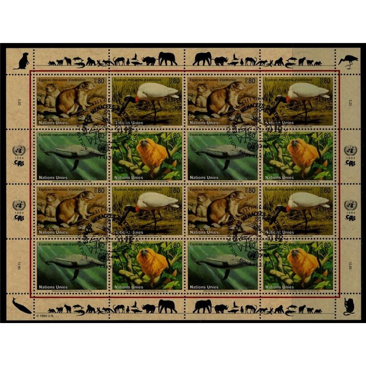 UN GENEVA 1994 Protection of Nature (2nd series) m/s us