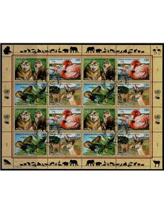UN GENEVA 1998 Nature Conservation (6th series) m/s us