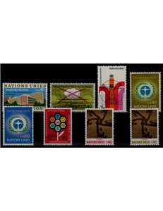 UN GENEVA 1972 Complete vintage 8v MNH**