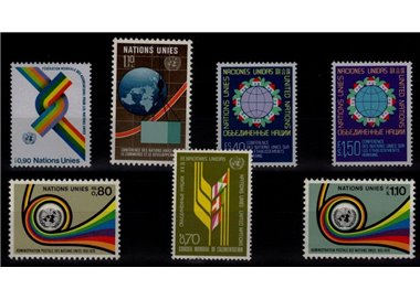ONU GINEVRA 1976 Annata completa 7v MNH**