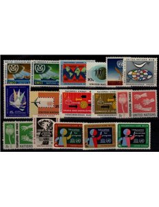 UN NEW YORK 1964 Complete vintage 16v MNH**