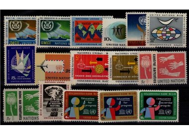 UN NEW YORK 1964 Complete vintage 16v MNH**