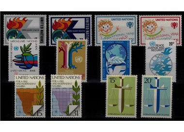 ONU NEW YORK 1979 Annata completa 12v MNH**