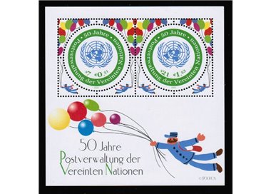 UN VIENNA 2001 Postal Administration s/s MNH**