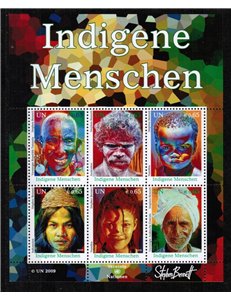 UN VIENNA 2009 Indigenous peoples s/s MNH**
