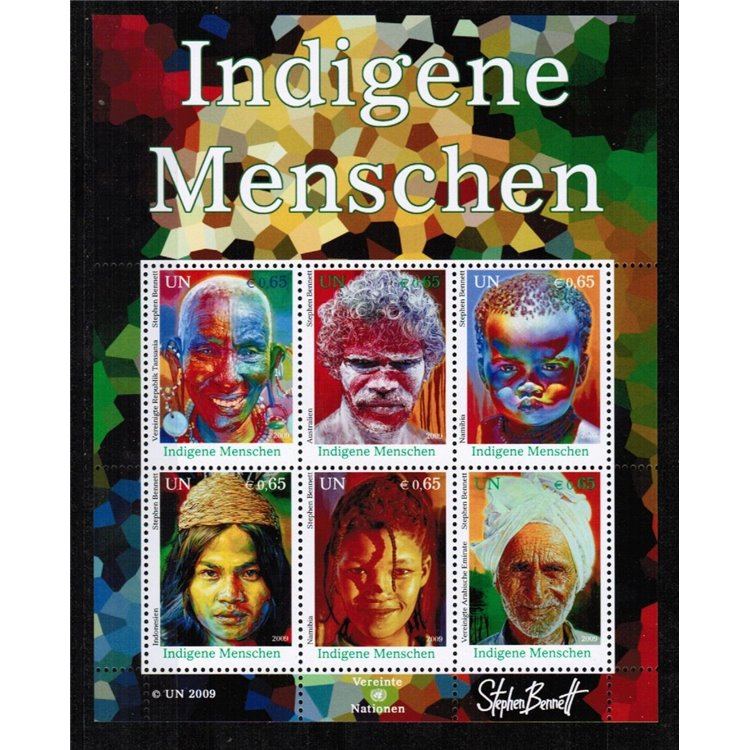 UN VIENNA 2009 Indigenous peoples s/s MNH**
