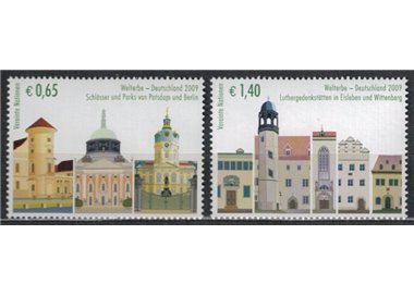 ONU VIENNA 2009 Patrimonio mondiale, Germania 2v MNH**