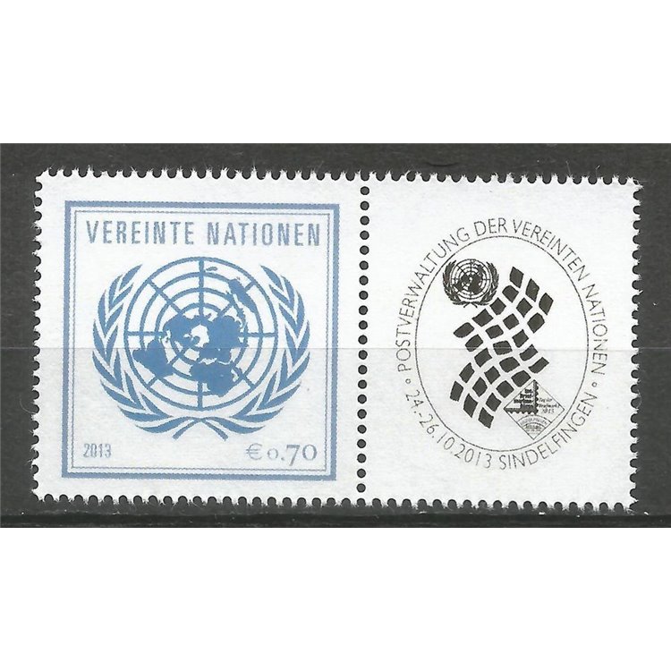 ONU VIENNA 2013 Emblema MNH**