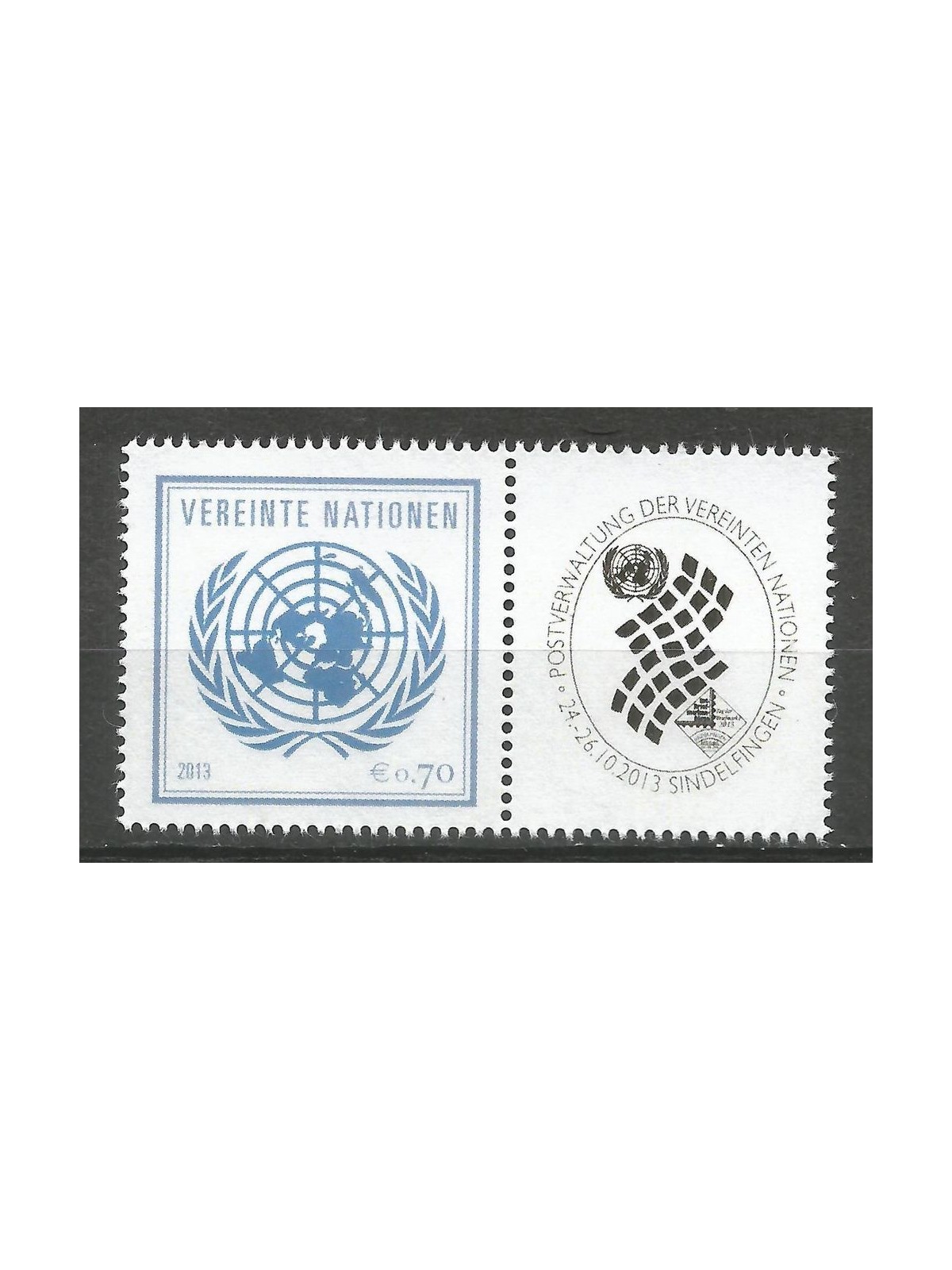 ONU VIENNA 2013 Emblema MNH**