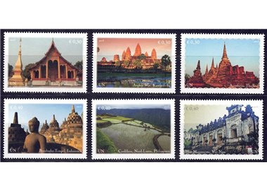 ONU VIENNA 2015 Patrimonio Mondiale Sud-Est Asiatico 6v MNH**