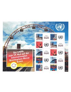 ONU VIENNA 2009 Francobolli per saluti (Essen) BF MNH**