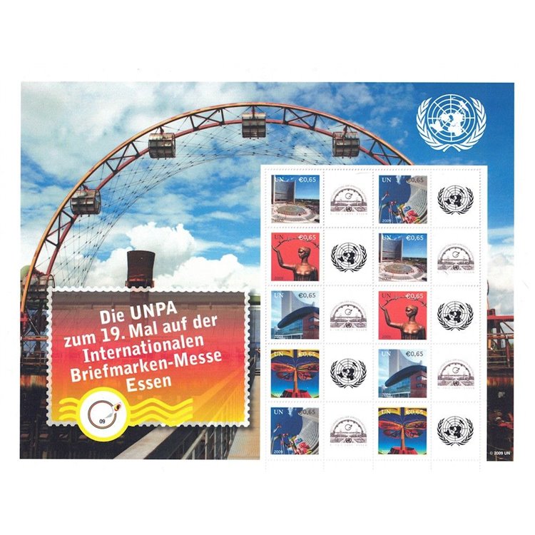 UN VIENNA 2009 Greeting stamps (Essen) s/s MNH**