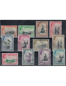 SWAZILAND 1956 Serie ordinaria 12v us