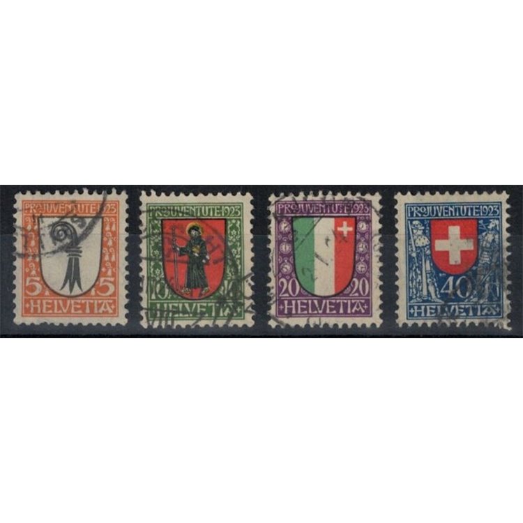 SVIZZERA 1923 Pro Juventute 4v us