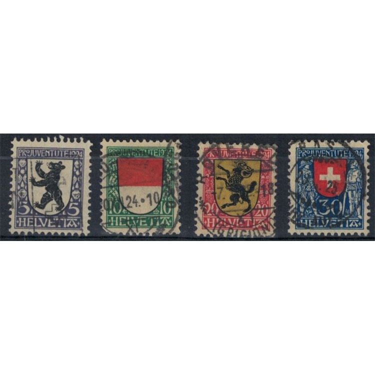 SVIZZERA 1924 Pro Juventute 4v us