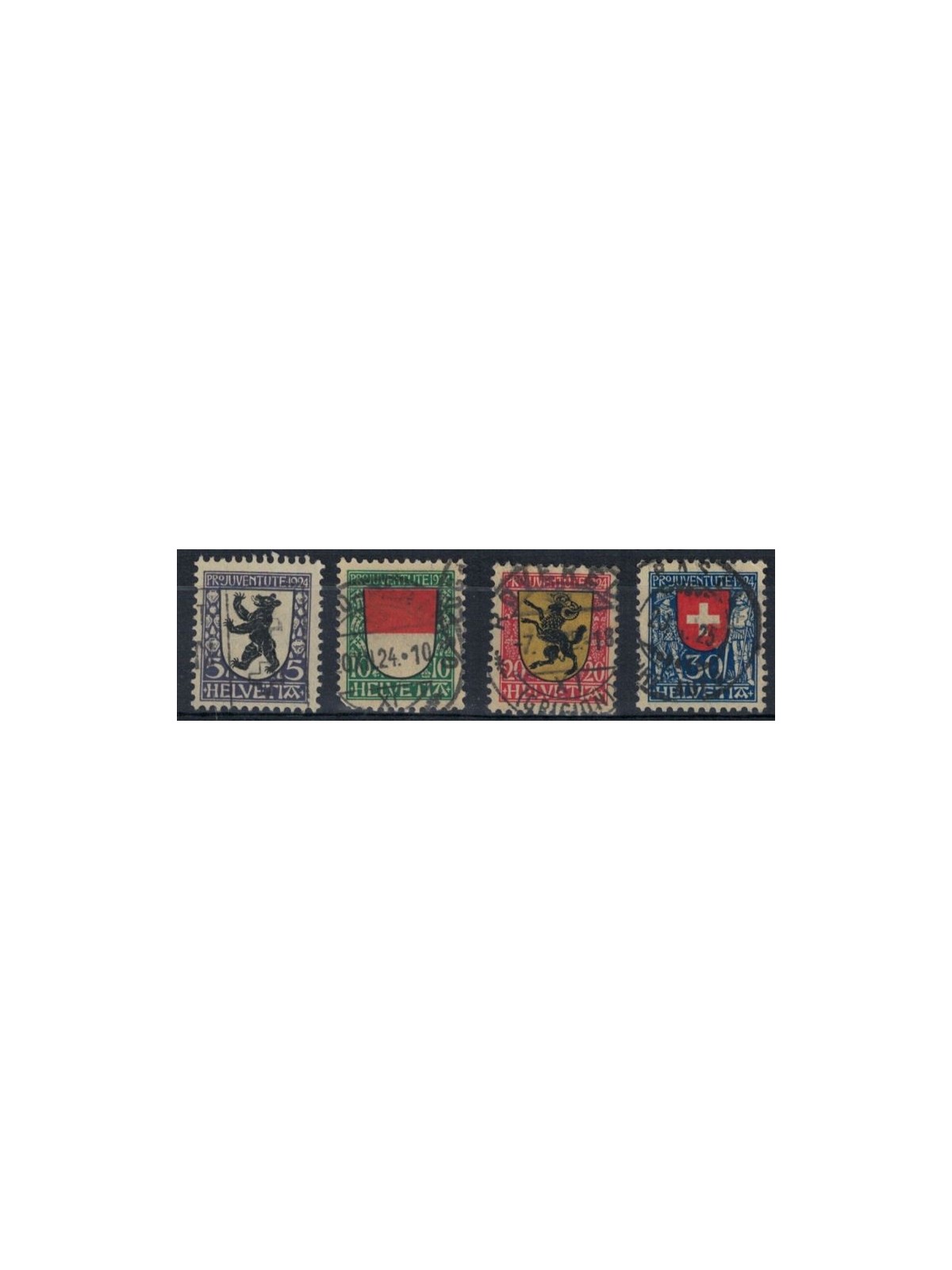 SVIZZERA 1924 Pro Juventute 4v us