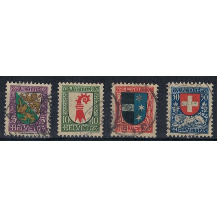 SWITZERLAND 1926 Pro Juventute 4v used