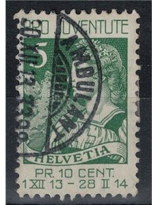 SWITZERLAND 1913 Pro Juventute used
