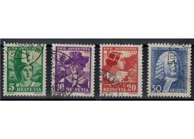 SWITZERLAND 1934 Pro Juventute 4v used