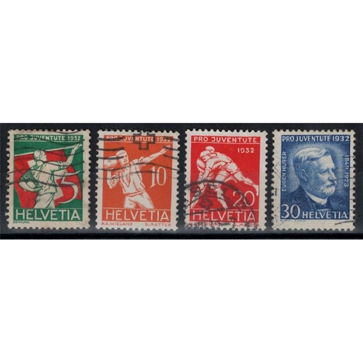 SVIZZERA 1932 Pro Juventute 4v us
